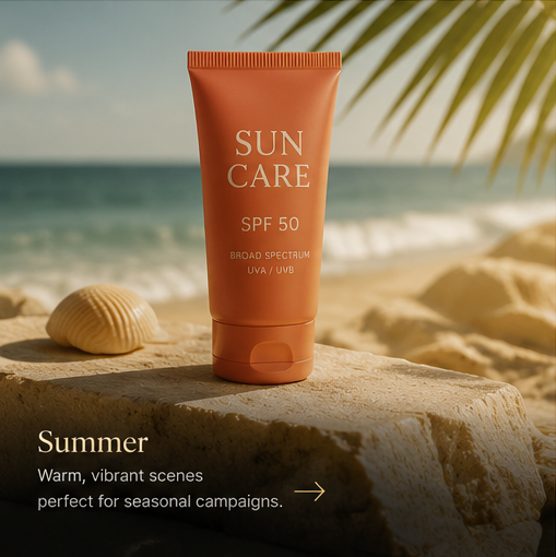 Summer product photography